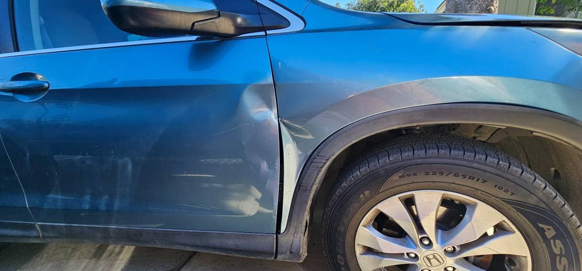 Dent City mobile auto body repair — San Diego job 1